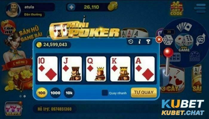 Sơ lược về Mini Poker nổ hũ